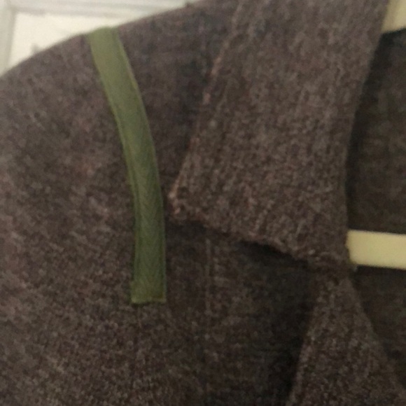 Free People Grey/Green Military Style Blazer - Picture 4 of 5